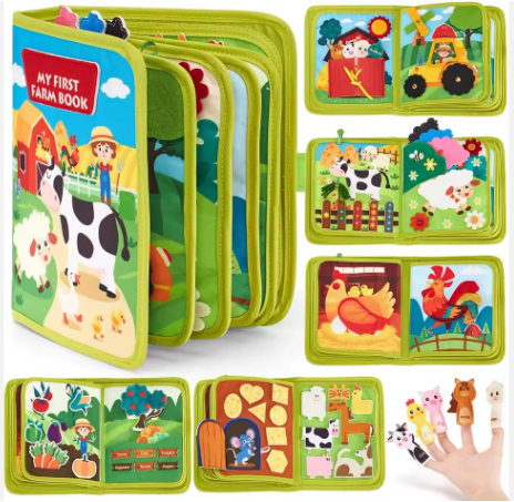 Montessori Farm Busy Board