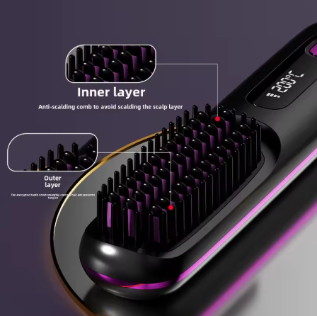 Hair Straightener Brush