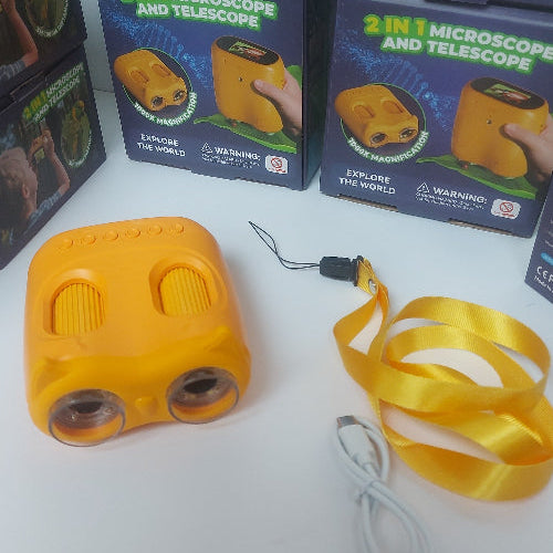 2 in 1 Kids Digital Telescope and Microscope