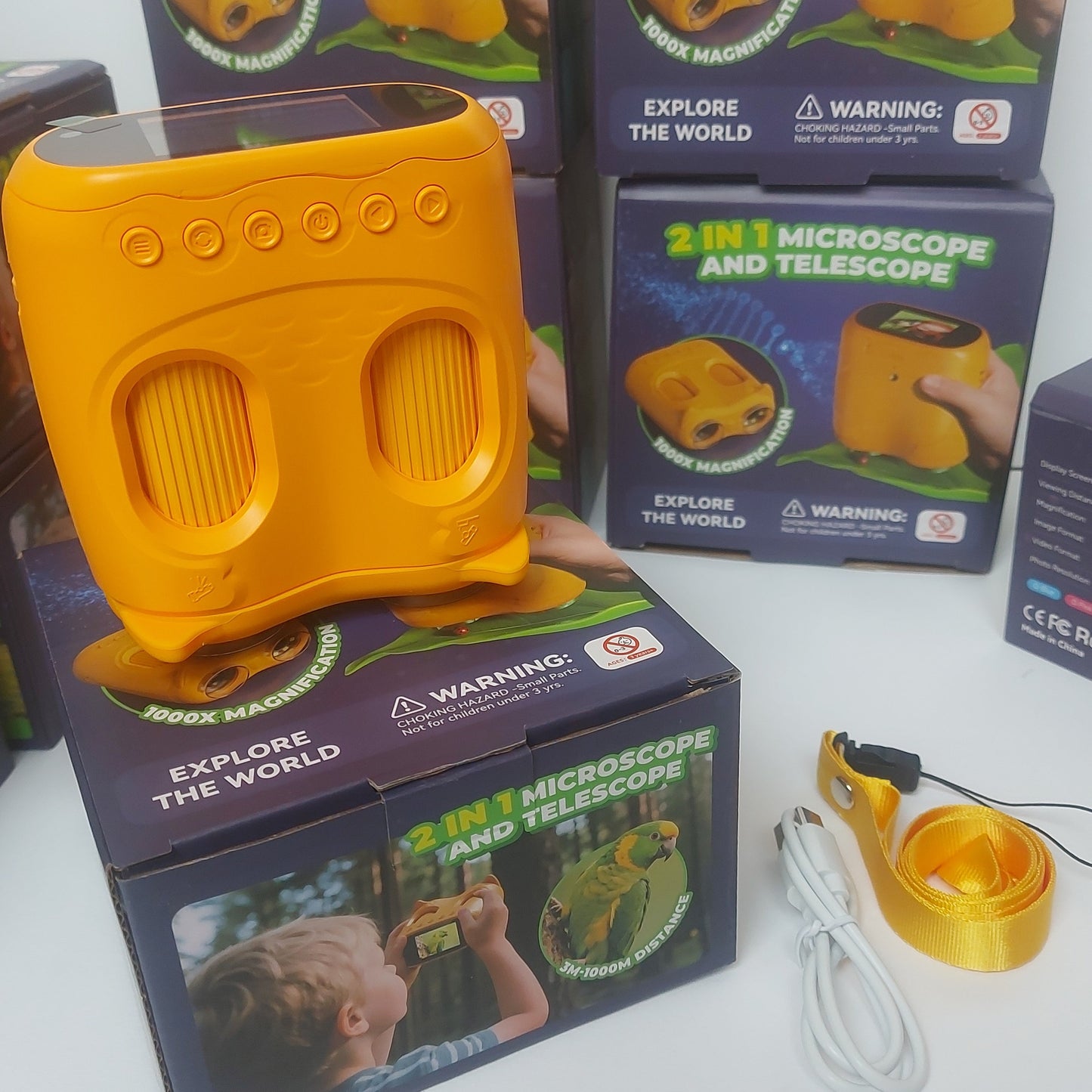 2 in 1 Kids Digital Telescope and Microscope