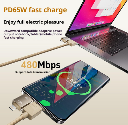 4-in-1 Magnetic Fast Charge Cable