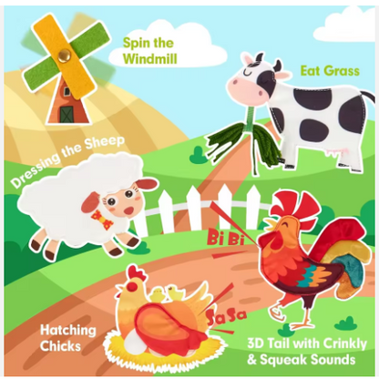 Montessori Farm Busy Board