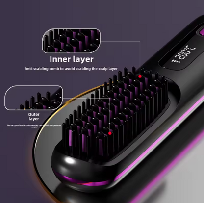 Hair Straightener Brush