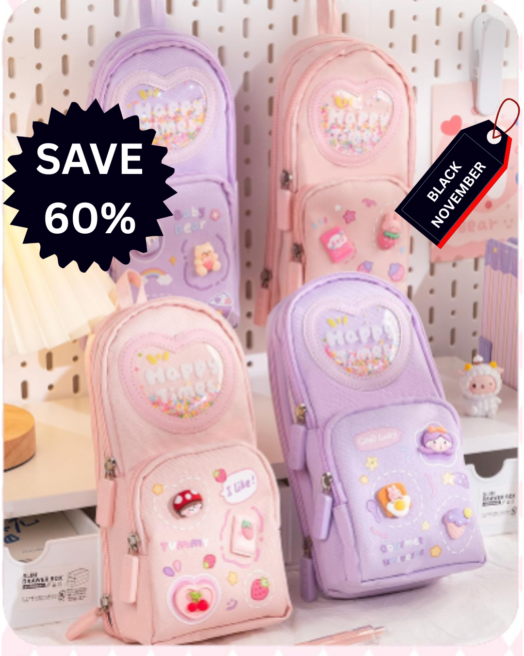 Mini Backpack Pencil Case