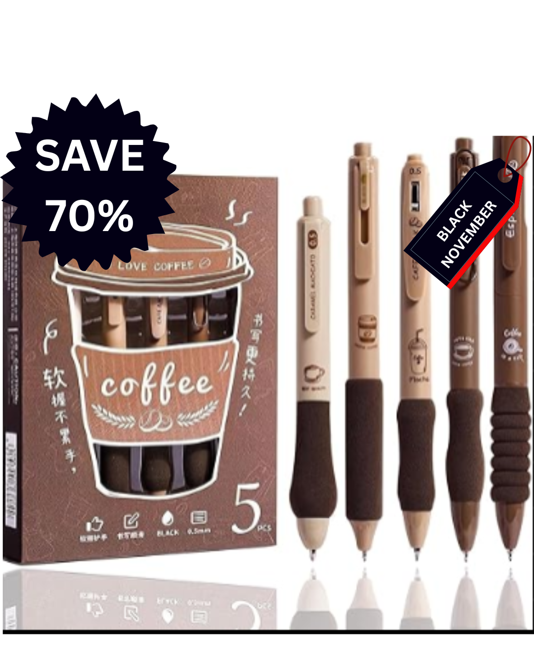 Coffee Lovers Ball Point Pens
