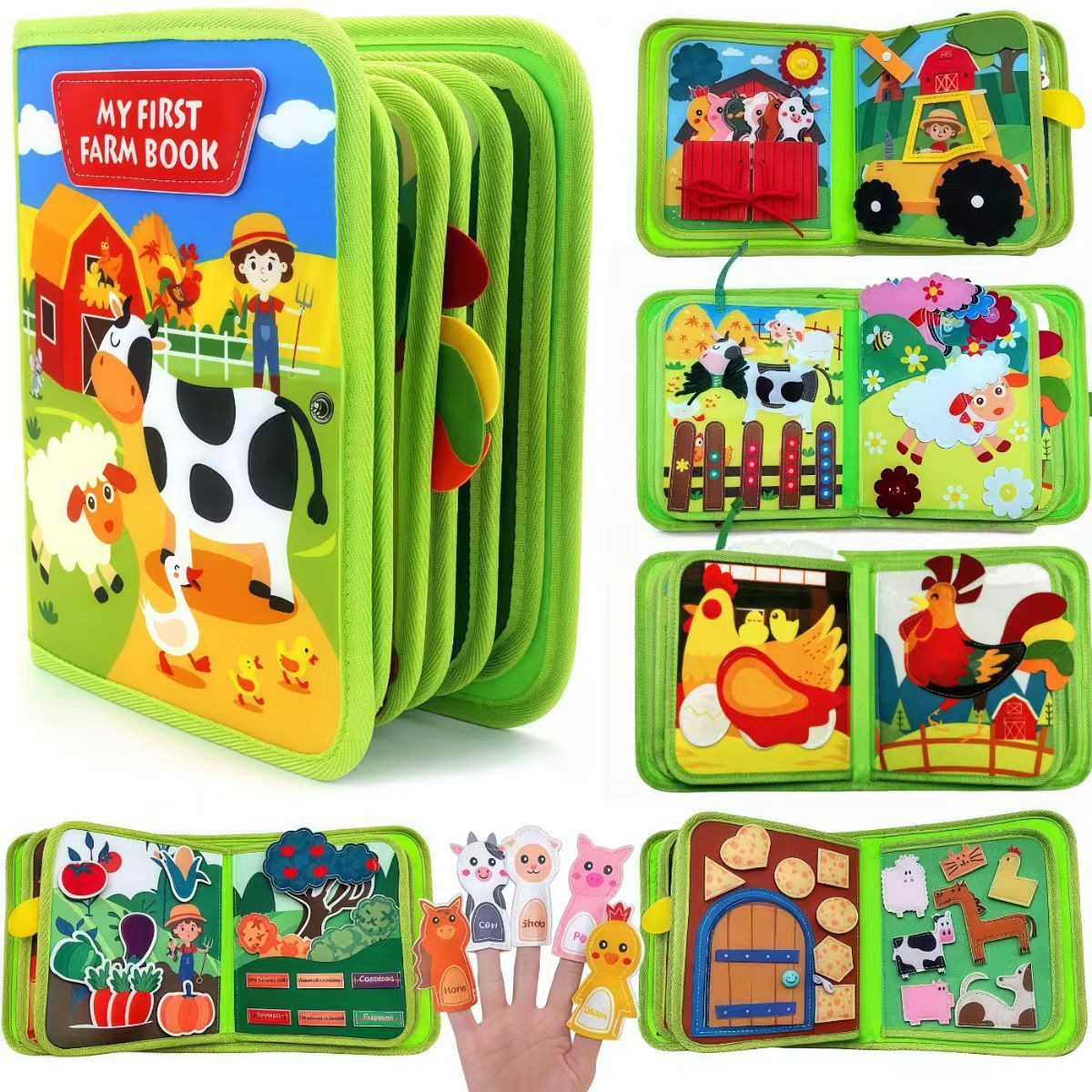 LittleFarm™ – 20-in-1 Montessori Busy Book