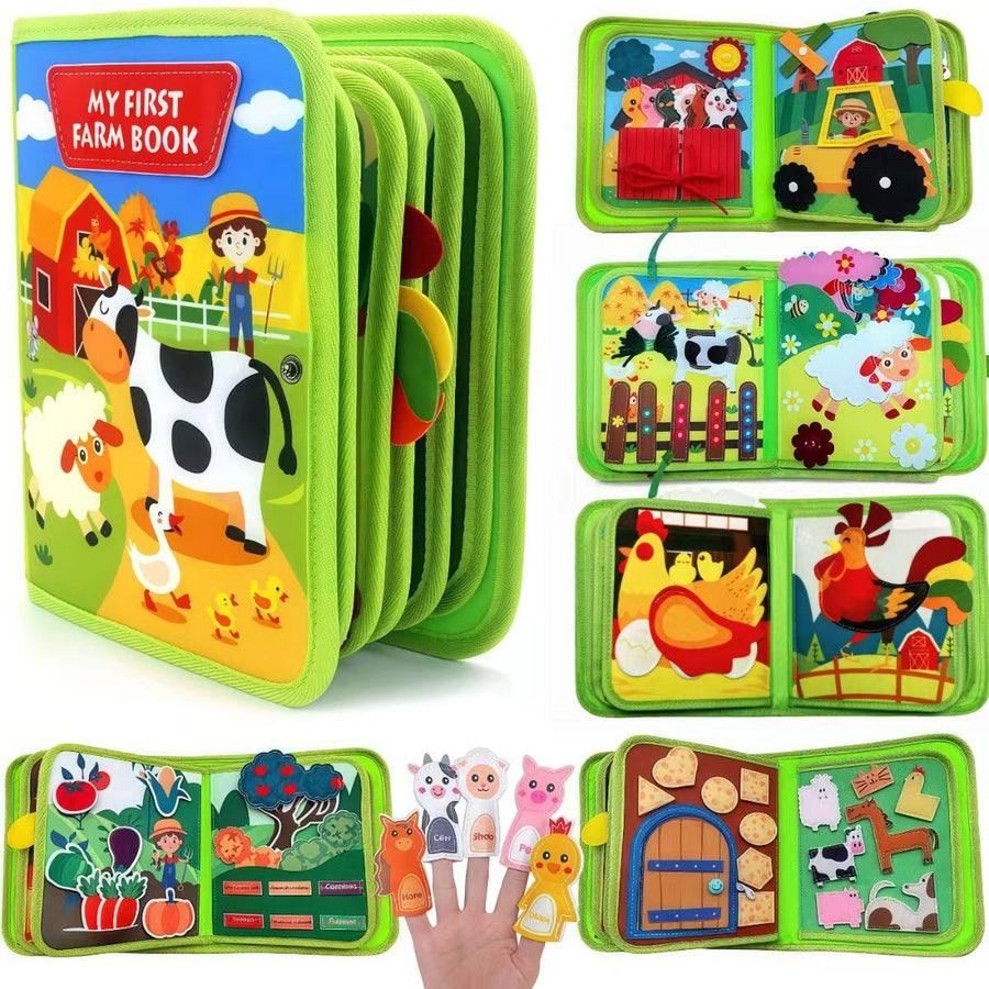LittleFarm™ – 20-in-1 Montessori Busy Book