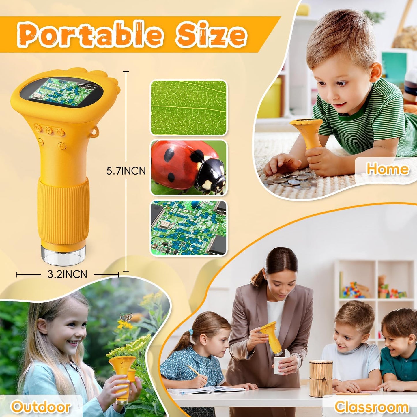 kids Digital Microscope