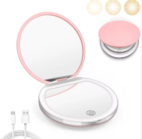 BeautyGlow Portable LED Mirror
