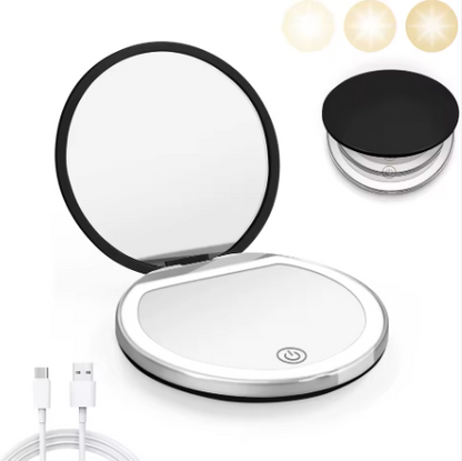 BeautyGlow Portable LED Mirror