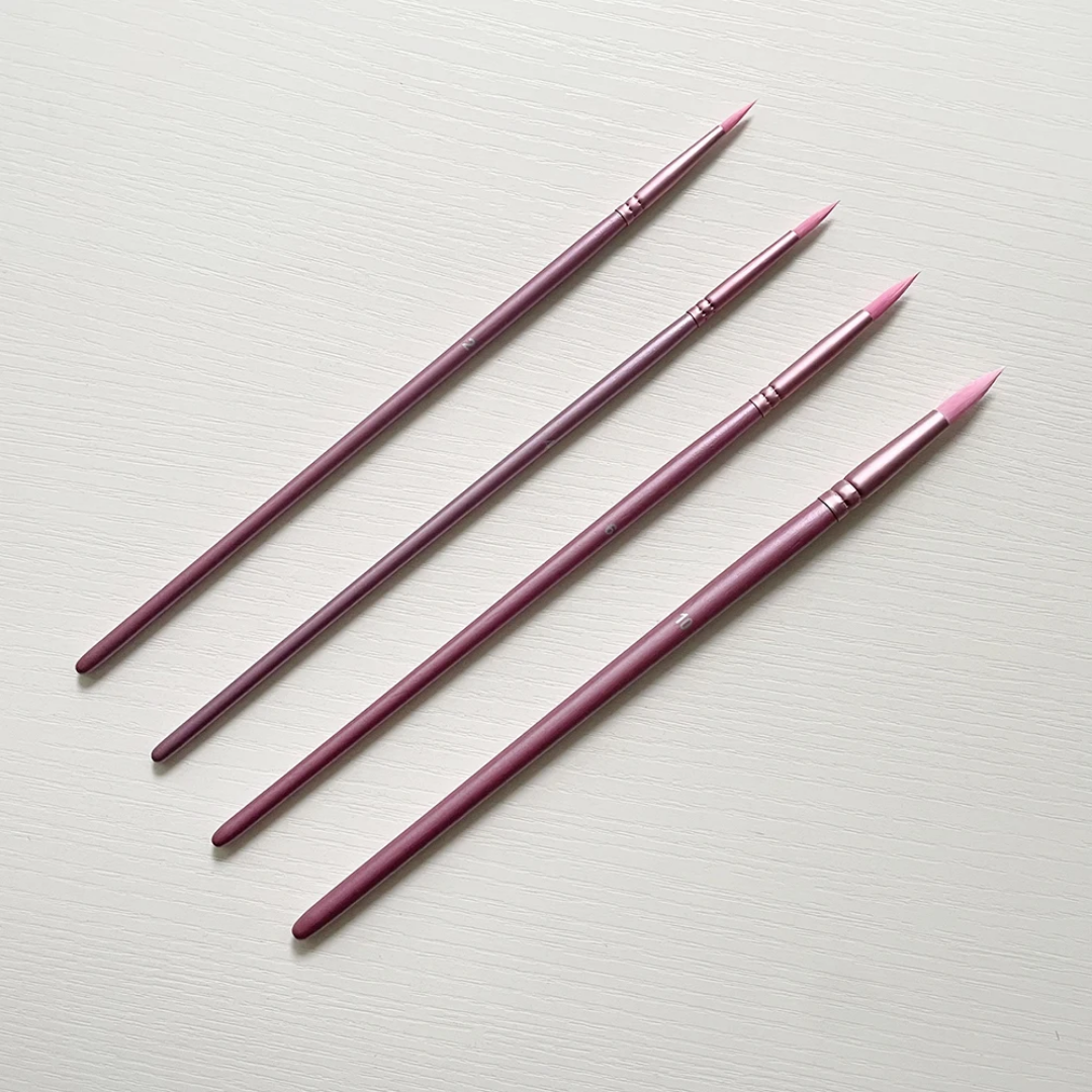 Silicone Art Mat +Brushes+ Acrylic paint set