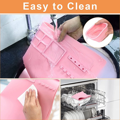 Silicone Art Mat +Brushes+ Acrylic paint set