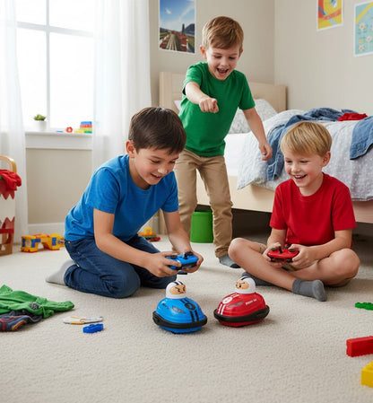 “Battle Bumper Cars – Red vs Blue Family Fun Set”