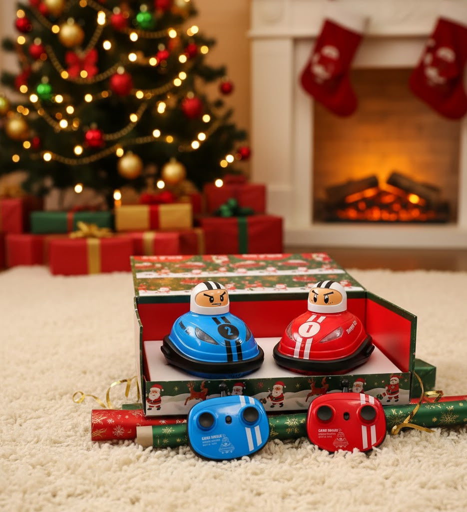 “Battle Bumper Cars – Red vs Blue Family Fun Set”