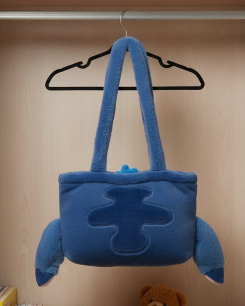 Stitch Plush Handbag for Girls