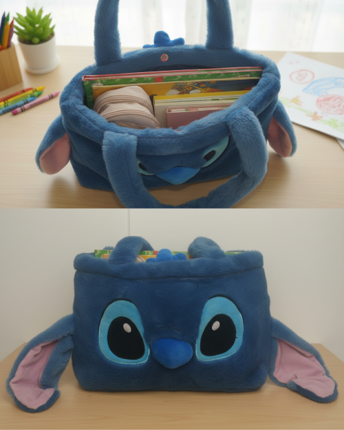 Stitch Plush Handbag for Girls